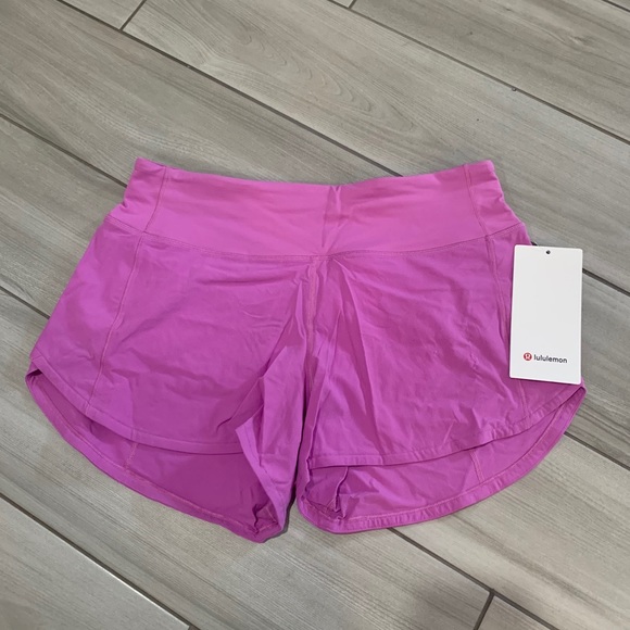 lululemon athletica Pants - Lululemon Speed Up Short 4” Tall * Magenta Glow